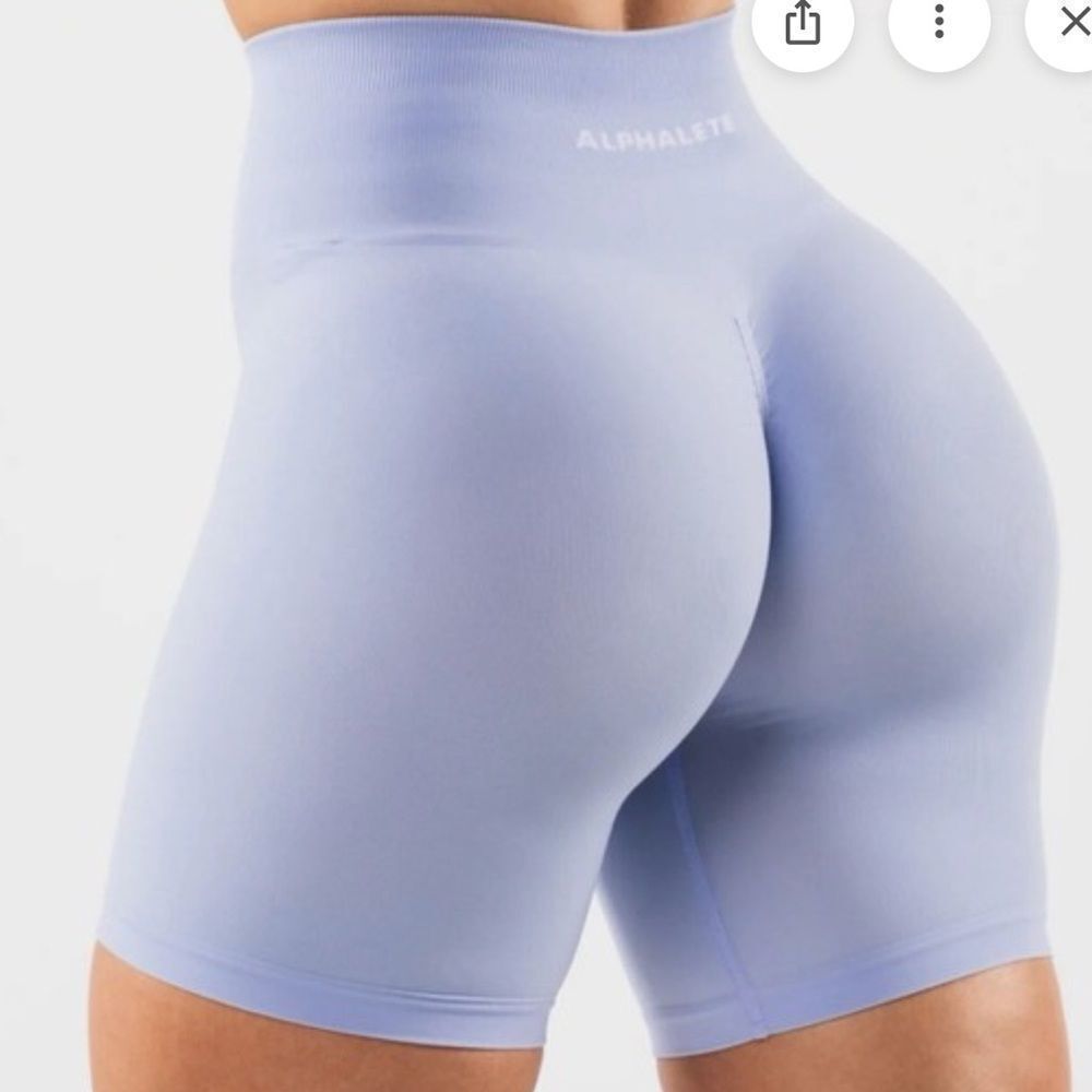 Alphalete Amplify Short 6.5" Mystic Blue Women’s Small